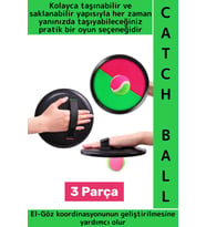 Çocuk Yetişkin El Göz Koordinasyon Gelişimi Yapışkan Cırtlı Top Yakalama Eğlenceli Catch Ball Oyunu