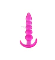 Plug - Vajinal Plug - 5 Boğumlu Silikonlu Trend Model Plug