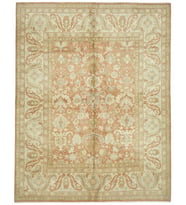 Kırmızı Halı Vintage Eskitme Stil Bej Zeminli Çiçekli El Dokuma Salon Halısı Dekoratif Seçenek