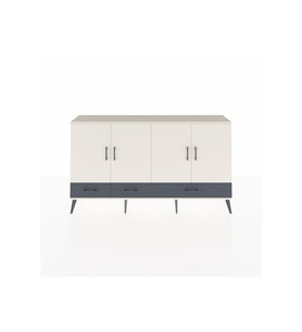 Arges Konsol 6 Raflı 3 Çekmeceli 4 Kapaklı 176x30x99 Aytaşı-Aytaşı/Antrasit