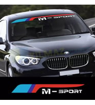 Bmw M Sport Ön Cam Oto Sticker Araba Yapıştırma Etiket Çıkartma 90 x 12 Cm
