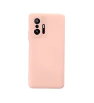 Xiaomi Mi 11t Pro Kılıf Nano İçi Kadife Silikon - Pudra