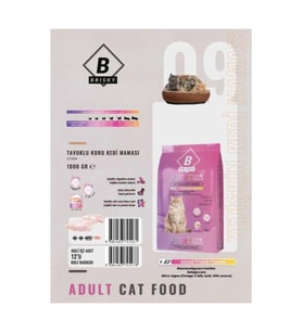 Brısky Yetişkin Kedi Maması Mor 1 Kg