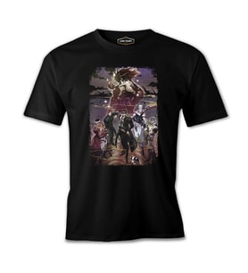 JoJo's Bizarre Adventure - Stardust  Siyah Erkek Tshirt