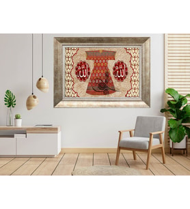 Gümüş Çerçeveli dekoratif Tablo as2160