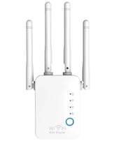 Wifi Antenli Kablosuz Sinyal Güçlendirici Alan genişletici Wi-Fi Repeater/Router/Access Point Beyaz
