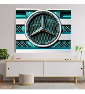 Mercedes Logo Temalı Kanvas Tablo
