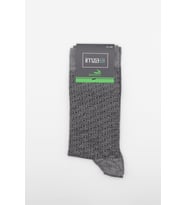 Gri Bambu Desenli Çorap 1060245104