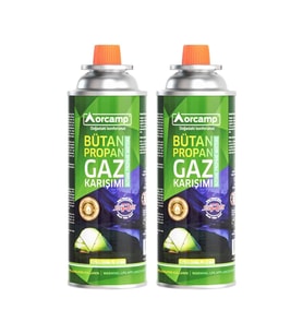 Orcamp 2li 227 Gram Valfli Gaz Ocak Kartuşu
