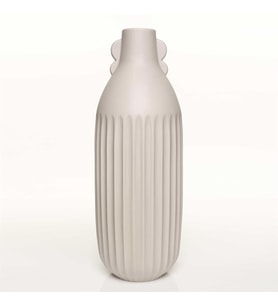 Vitale Antıque Krem Vazo Büyük 14*14*45 Cm AK.JL0050