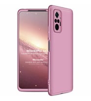 Microsonic Xiaomi Redmi Note 10 Pro Kılıf Double Dip 360 Protective Rose Gold