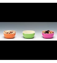 RENKLİ OVAL BAMBU ÇEREZLİK-PEMBE-ORANJ-YEŞİL