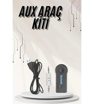 Yeni Nesil Bluetooth Aux Araç Kiti Siyah Tv Tablet Telefon Araç Araba