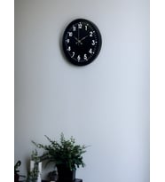 36 Cm Siyah Modern Duvar Saati (Standart)