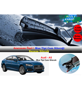 Audi A5 2016- Muz Silecek Takımı
