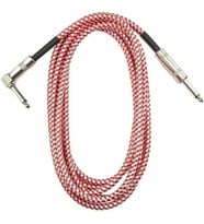 Valencia Drca2rd Gitar Kablo Gürültüsüz (Noisless) 3M Kırmızı