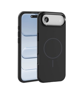 Apple iPhone 17 Air Kılıf M-Safe Şarj Özellikli Metal Kamera Çerçeveli Zore Edi Silikon Kapak
