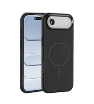 Apple iPhone 17 Air Kılıf M-Safe Şarj Özellikli Metal Kamera Çerçeveli Zore Edi Silikon Kapak