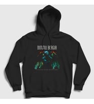 Presmono Unisex Siyah Dimensions Dimmu Borgir Kapüşonlu Sweatshirt 142033tt