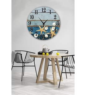 bilge Tasarım retro Duvar Saati 35 x 35 CM (Karışık)