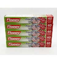 ŞeyliŞeyler - Floppy Büyük Boy Buzdolabı Poşeti 40x50 cm Kilitsiz - 5 Paket (200 Adet)