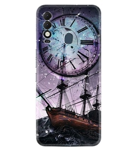 Tecno Spark 8T Kılıf Silikon Desen Özel Seri Time 1749
