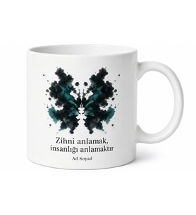 Psikoloji Rorschach Testi İnsan Zihni Davranış Analizi Kupa Bardak Hediye