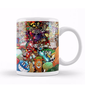 Cuphead 04 Kupa Bardak Porselen
