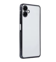 Samsung Galaxy A06 Kılıf Razer Lensli Silikon - Siyah