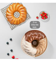 Porsima 193 Silikon Kek Kalıbı, Tart Kalıbı 23 cm Gıda ile Temasa Uygun