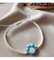 Designbyonlyone Makrome Turkuaz Kadın Kız Çocuk Pati Bileklik