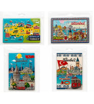 İstanbul Temalı Silikon Buzdolapı Süsü Magnet