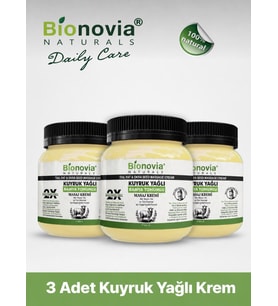 Kuyruk Yağlı Bamya Yağlı Bitkisel Krem Seti 300 ml x 3 Adet