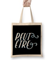 French Slogan Peut Etre Bez Çanta Uzun Saplı