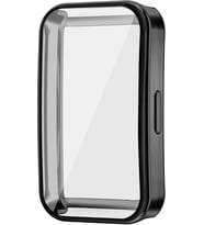 Huawei Band 11 ile Uyumlu Toz ve Kirden Koruyan Moiety Kasa Koruma Ekran Açık Huawei Band 11 ile Uyumlu Akıllı Saat Çerçeve Koruması Siyah