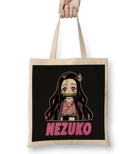 Nezuko Kamado Bez Çanta Uzun Saplı