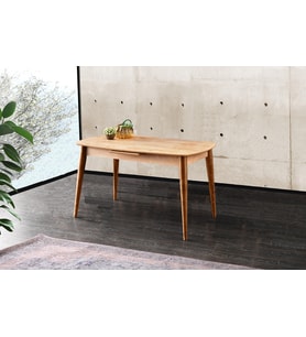 ESSEN MUTFAK MASASI, NATUREL CEVİZ, 130x80