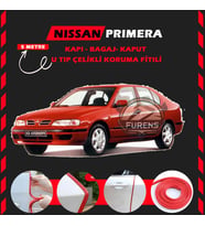 Nissan Primera Oto Araç Kapı Koruma Fitili 5metre Parlak Kırmızı Renk