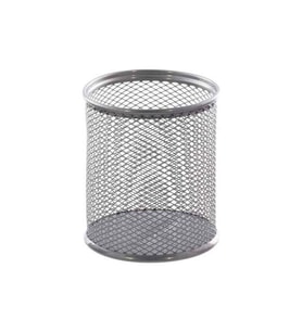 Metal Perfore Kalemlik Silver -