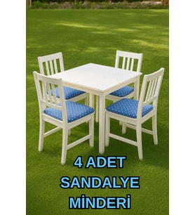 Kare Bağlamalı Sandalye Minderi