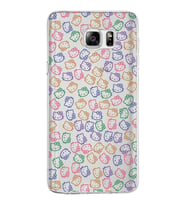Samsung Galaxy Note 5 Kapak Hello Kitty Tasarımlı Şeffaf Silikon Kılıf