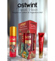 Ostwint Tropical Flower Vücut Spreyi 200ml Vücut Kremi 50ml Ferahlatıcı Deniz Esintisi Çiçeksi Parfüm Kokusu
