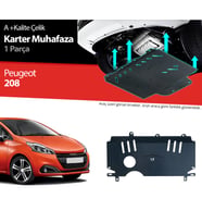 Peugeot 208 Çelik Karter Muhafaza Koruma 2012 2013 2014 2015 2016 2017 2018 2019
