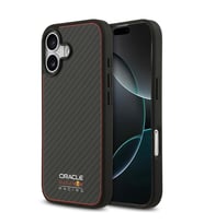 Apple iPhone 17 Kılıf Redbull Orjinal Lisanslı M-safe Şarj Özellikli Karbon Fiber Parlayan Logolu Ke