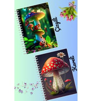 Büyülü tasarımlar defter seti 2 adet A4 boyutu 21*30 çizgili + kareli 60 syf