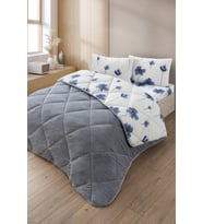 Nordelle Battal Boy Lüx Wellsoft Yorgan Çift Taraflı - 2 Adet Yastık Kılıflı Yorgan Seti 215x235 cm
