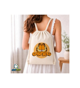 Garfield Büzgülü Keten Çanta C097