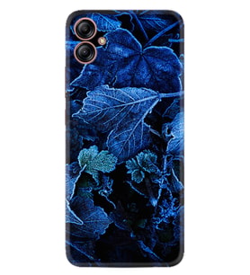 Samsung Galaxy A04E Kılıf Silikon Desen Özel Seri Blue Foid 1628