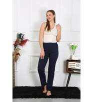 Akbeniz Kadın Pamuk Penye Tek Alt Pijama Lacivert 27514