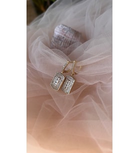 14 K kararmaz küpe
